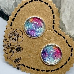 Watercolor Splash Earrings